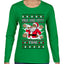 Milk And Titty Time Christmas Sweater, Ugly Christmas Sweater Womens Graphic Long Sleeve T-Shirt