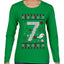Christmas 7 Meme, Ugly Christmas Sweater Womens Graphic Long Sleeve T-Shirt
