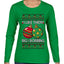 Big and Bobbing, Funny Ugly Christmas Sweater Womens Graphic Long Sleeve T-Shirt