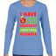 I Have O.C.D Obsessive Christmas Disorder Womens Graphic Long Sleeve T-Shirt