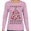 Is This Jolly Enough? Skeleton Skull Christmas Tree Ugly Christmas Sweater Womens Graphic Long Sleeve T-Shirt