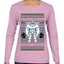 Abdominal Swoleman Fitness Yeti Ugly Christmas Sweater Womens Graphic Long Sleeve T-Shirt