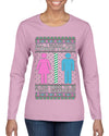 All I Want For Christmas Is For There To Be Two Genders Ugly Christmas Sweater Womens Graphic Long Sleeve T-Shirt