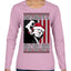 Merry Christmas to All a Good Fight | Santa Donald Trump Ugly Christmas Sweater Womens Graphic Long Sleeve T-Shirt
