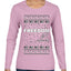 Freedom, Charlie Kirk Political Activist, Right Wing, Ugly Christmas Sweater Womens Graphic Long Sleeve T-Shirt