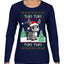 Tuki Tuki Tuki Funny Spanish Music Lyrics Ugly Christmas Sweater Womens Graphic Long Sleeve T-Shirt