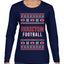City of Houston HOU American Football Fantasy Fan Ugly Christmas Sweater Unisex Crewneck Sweatshirt