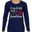 Every Family Needs a Stable Foundation Christmas Womens Graphic Long Sleeve T-Shirt