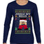 Jingle My Bells, Ugly Christmas Sweater Womens Graphic Long Sleeve T-Shirt
