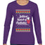 Jolliest Bunch of Assholes Xmas Movie Ugly Christmas Sweater Womens Graphic Long Sleeve T-Shirt