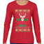 Have A Holly Jolly Christmas Ugly Christmas Sweater Womens Graphic Long Sleeve T-Shirt