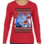A Choo Choo I've Always Wanted One Winter Warlock Movie Ugly Christmas Sweater Womens Graphic Long Sleeve T-Shirt
