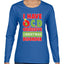 I Have O.C.D Obsessive Christmas Disorder Womens Graphic Long Sleeve T-Shirt