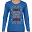 First Christmas With My Hot New Wife Classic Newlywed Ugly Christmas Sweater Womens Graphic Long Sleeve T-Shirt