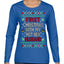 First Christmas With My Hot New Husband Classic Newlywed Ugly Christmas Sweater Womens Graphic Long Sleeve T-Shirt