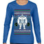 Abdominal Swoleman Fitness Yeti Ugly Christmas Sweater Womens Graphic Long Sleeve T-Shirt