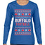 City of Buffalo BUF American Football Fantasy Fan Ugly Christmas Sweater Unisex Crewneck Sweatshirt