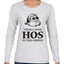Theres some Hos in this House Ugly Christmas Sweater Womens Graphic Long Sleeve T-Shirt