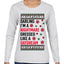 In My Era Movie Christmas Outfit  Ugly Christmas Sweater Womens Graphic Long Sleeve T-Shirt