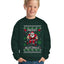 Merry Blitzmas, Football Christmas Sweater Design Ugly Christmas Sweater For Kids | Unisex Boys Girls Crewneck Graphic Sweatshirt