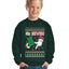 6 7 Christmas Hands Ugly Christmas Sweater For Kids | Unisex Boys Girls Crewneck Graphic Sweatshirt