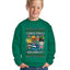 Christmas Brainrot Ugly Christmas Sweater For Kids | Unisex Boys Girls Crewneck Graphic Sweatshirt