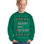 Naughty Nice 6 7 Checklist Ugly Christmas Sweater For Kids | Unisex Boys Girls Crewneck Graphic Sweatshirt