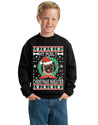 My Pugly Christmas Sweater Ugly Christmas Sweater Unisex Boys Girls Crewneck Graphic Sweatshirt
