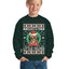 Santa's Little Yelper Ugly Christmas Sweater Unisex Boys Girls Crewneck Graphic Sweatshirt
