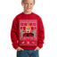 Kevin Home alone Kid Ugly Christmas Sweater Unisex Boys Girls Crewneck Graphic Sweatshirt