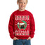 Merry Pitmas Ugly Christmas Sweater Unisex Boys Girls Crewneck Graphic Sweatshirt