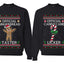 Official Candy Cane Licker Gingerbread Taster Sweater Girlfriend Boyfriend Gift His and Hers Matching Ugly Christmas Couple Crewneck Sweatshirt