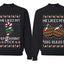 She Likes My Peppermint Stick, He Likes My Big Bulbs Sweater Girlfriend Boyfriend Gift His and Hers Matching Ugly Christmas Couple Crewneck Sweatshirt