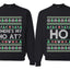 Where's My Ho At? Ho Sweater Girlfriend Boyfriend Gift His and Hers Matching Ugly Christmas Couple Crewneck Sweatshirt