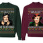 The Blessing Uncle Louis, Grace? She Passed Away 30 Years Ago Aunt Bethany Funny  Ugly Christmas Matching Couples Crewneck Sweater