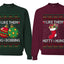 I Like Them Big and Bobbing, Hefty and Hung Sweater Girlfriend Boyfriend Gift His and Hers Matching Ugly Christmas Couple Crewneck Sweatshirt