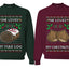 Love My Chestnuts Love My Yule Log Sweater Girlfriend Boyfriend Gift His and Hers Matching Ugly Christmas Couple Crewneck Sweatshirt