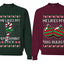 She Likes My Peppermint Stick, He Likes My Big Bulbs Sweater Girlfriend Boyfriend Gift His and Hers Matching Ugly Christmas Couple Crewneck Sweatshirt