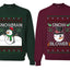 Snow Blower Snowman Sweater Girlfriend Boyfriend Gift His and Hers Matching Ugly Christmas Couple Crewneck Sweatshirt