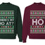 Where's My Ho At? Ho Sweater Girlfriend Boyfriend Gift His and Hers Matching Ugly Christmas Couple Crewneck Sweatshirt