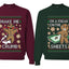 Freak On The Sheets Make Me Crumb Sweater Girlfriend Boyfriend Gift His and Hers Matching Ugly Christmas Couple Crewneck Sweatshirt