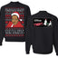 Christmas Spirit I'll Help You Find It Stanley Hudson Ugly Christmas Sweater Front and Back Unisex Ugly Christmas Sweater Crewneck Sweatshirt