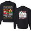 Dashing Through The Snow Classic 90s Holiday Movie Front and Back Unisex Ugly Christmas Sweater, Crewneck Sweatshirts