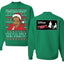 Christmas Spirit I'll Help You Find It Stanley Hudson Ugly Christmas Sweater Front and Back Unisex Ugly Christmas Sweater Crewneck Sweatshirt