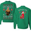 Lift Heavy Eat Ath Merry Chrithmith, Butt Viral Weightlifting Lifting Boxing Fight Meme, Funny Front and Back Unisex Ugly Christmas Sweater Crewneck Sweatshirt