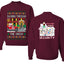 Dashing Through The Snow Classic 90s Holiday Movie Front and Back Unisex Ugly Christmas Sweater, Crewneck Sweatshirts