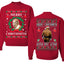 Merry Chrithmith Front and Back Unisex Ugly Christmas Sweater Crewneck Sweatshirt