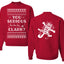 You Serious Clark Christmas Vacation Movie  Ugly Christmas Front and Back Sweater Unisex Crewneck Sweatshirt