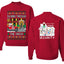 Dashing Through The Snow Classic 90s Holiday Movie Front and Back Unisex Ugly Christmas Sweater, Crewneck Sweatshirts
