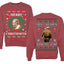 Merry Chrithmith Front and Back Unisex Ugly Christmas Sweater Crewneck Sweatshirt